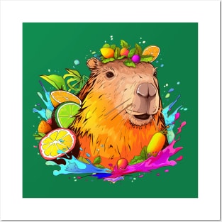 capybara Posters and Art